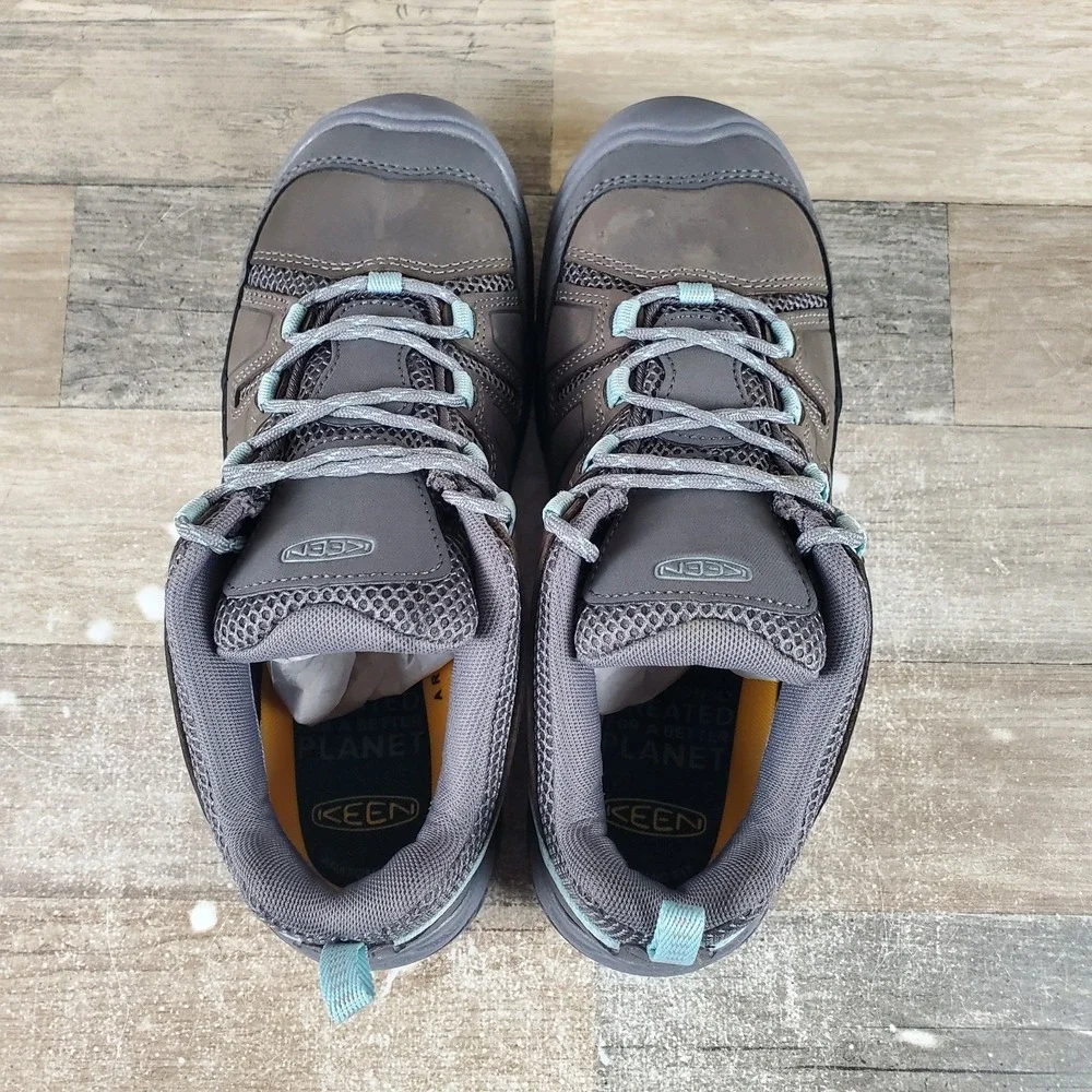 Keen Circadia Vent Womens Shoes Sz 9 Steel Gray Cloud Blue Waterproof Hiking